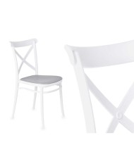 Sedia Ibergarden PC-175 Bianco Grigio 4 Unità