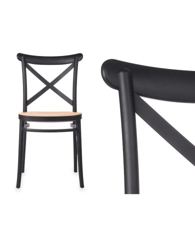 Sedia PC-175 Nero Beige 4 Unità Sedia PC-175 Nero Beige 4 Unità