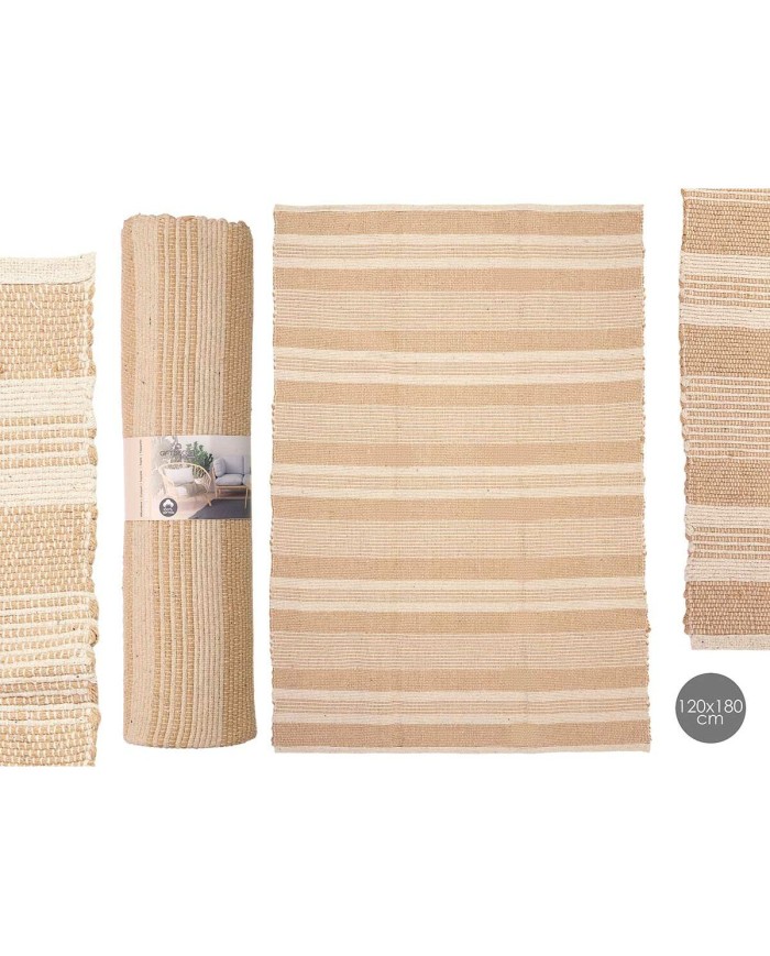 Tappeto NO.02 Bianco Marrone 120 x 180 cm (4 Unità)