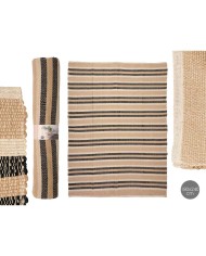 Tappeto NO.06 Bianco Marrone Nero 180 x 240 cm (2 Unità)