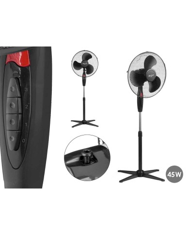 Ventilatore a Piantana Argon FS-40B-B Nero 45 W 43 x 60 x 102 cm Ventilatore a Piantana Argon FS-40B-B Nero 45 W 43 x 60 x 102 cm