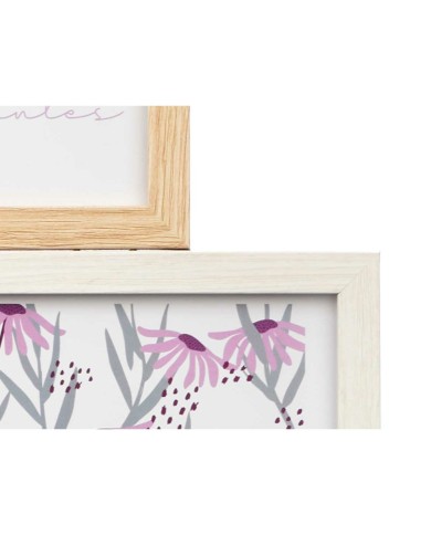 Cornice Portafoto 411408K Naturale Metallo Legno MDF (8 Unità) Cornice Portafoto 411408K Naturale Metallo Legno MDF (8 Unità)