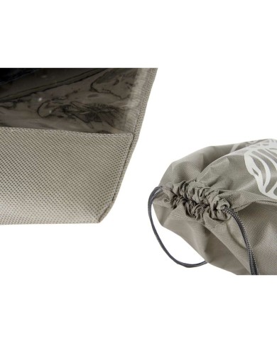 Portascarpe Grigio PVC 29 x 43 cm Stoffa (12 Unità) Portascarpe Grigio PVC 29 x 43 cm Stoffa (12 Unità)