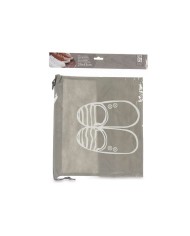 Portascarpe Grigio PVC 29 x 43 cm Stoffa (12 Unità)
