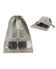 Portascarpe Grigio PVC 29 x 43 cm Stoffa (12 Unità)