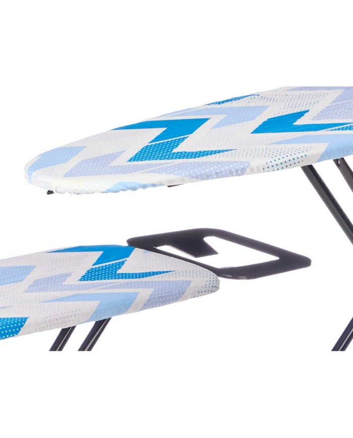 Asse da Stiro Kipit 18359-02 CB-220 Azzurro Bianco Poliestere Cotone (4 Unità) Asse da Stiro Kipit 18359-02 CB-220 Azzurro Bianco Poliestere Cotone (4 Unità)