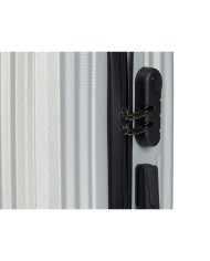 Bagaglio a Mano Grigio chiaro 38 x 57 x 23 cm Righe