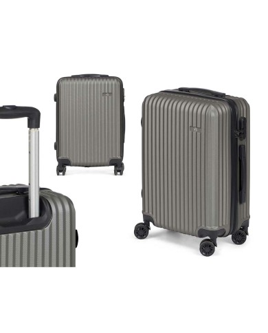 Bagaglio a Mano Grigio scuro 38 x 57 x 23 cm Righe