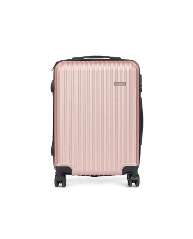 Bagaglio a Mano Rosa 38 x 57 x 23 cm Righe