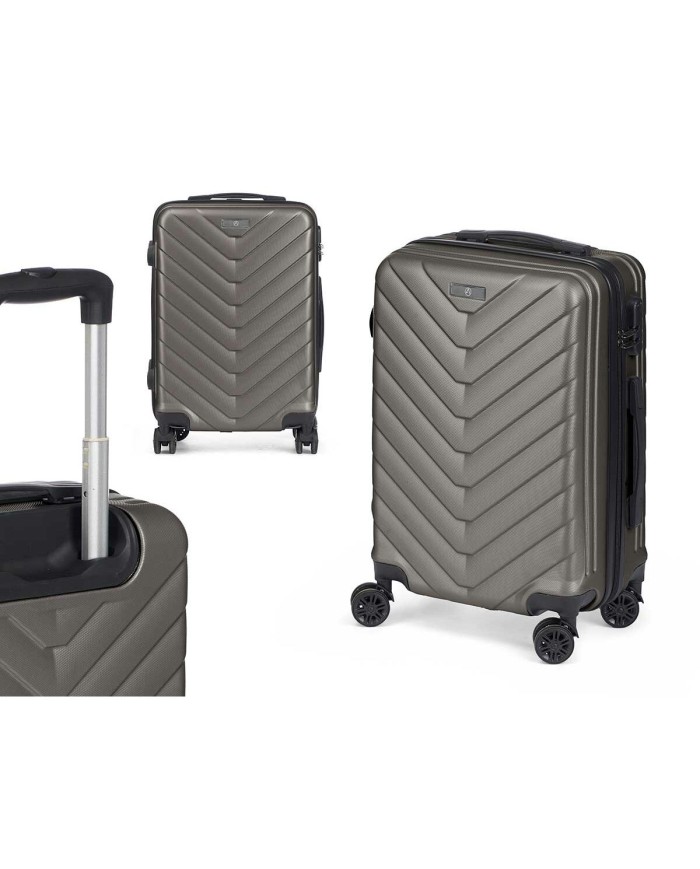 Bagaglio a Mano Grigio scuro 38 x 57 x 23 cm Bagaglio a Mano Grigio scuro 38 x 57 x 23 cm