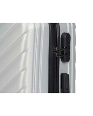 Set di valigie Grigio chiaro 3 Pezzi