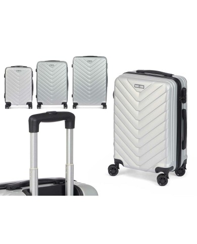 Set di valigie Grigio chiaro 3 Pezzi