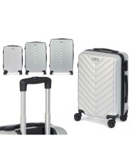 Set di valigie Grigio chiaro 3 Pezzi