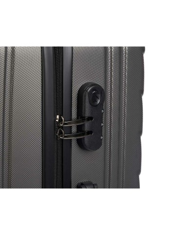 Set di valigie Grigio scuro 3 Pezzi Set di valigie Grigio scuro 3 Pezzi