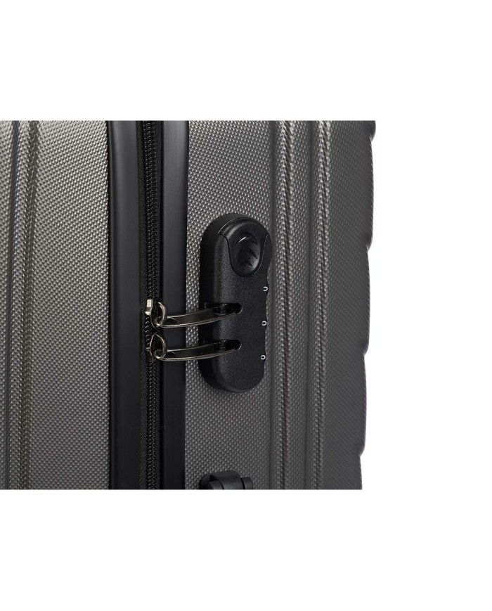 Set di valigie Grigio scuro 3 Pezzi Set di valigie Grigio scuro 3 Pezzi