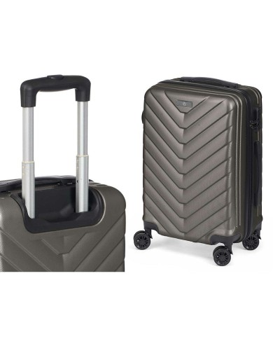 Set di valigie Grigio scuro 3 Pezzi