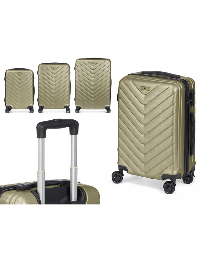 Set di valigie Verde 3 Pezzi Set di valigie Verde 3 Pezzi