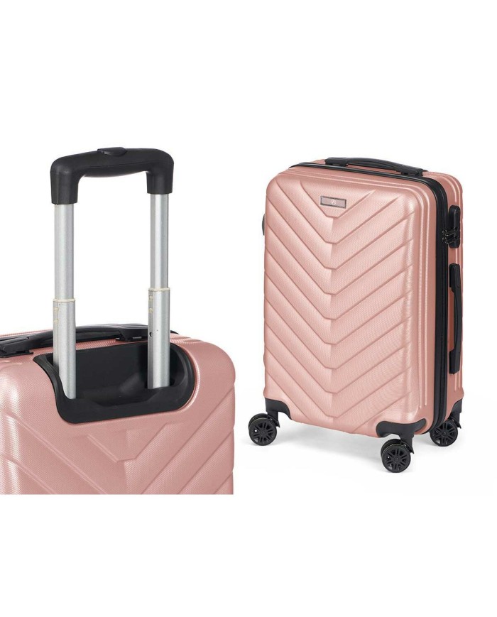 Set di valigie Rosa 3 Pezzi Set di valigie Rosa 3 Pezzi