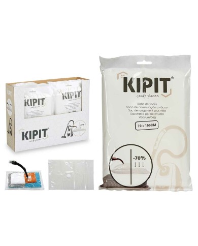 Sacchetti sottovuoto Kipit 54205 Trasparente Plastica 20 x 30 x 3 cm 70 x 100 cm (12 Unità) Sacchetti sottovuoto Kipit 54205 Trasparente Plastica 20 x 30 x 3 cm 70 x 100 cm (12 Unità)
