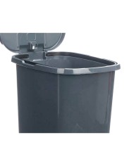 Cestino a pedale ABK-142 Antracite Plastica 25 L (6 Unità) Cestino a pedale ABK-142 Antracite Plastica 25 L (6 Unità)