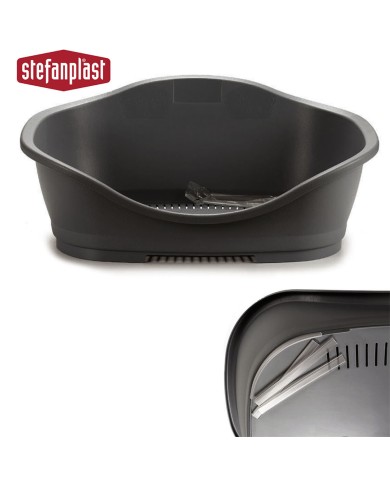 Letto per animali domestici Stefanplast 97621 Grigio Plastica 68 x 27,5 x 49 cm 6 Unità