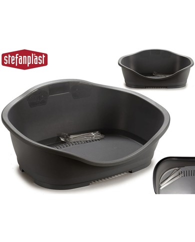 Letto per animali domestici Stefanplast 97621 Grigio Plastica 68 x 27,5 x 49 cm 6 Unità