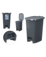 Cestino a pedale ABK-142 Antracite Plastica 25 L (6 Unità) Cestino a pedale ABK-142 Antracite Plastica 25 L (6 Unità)