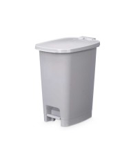 Cestino a pedale ABK-142 1 Grigio Plastica 25 L (6 Unità)