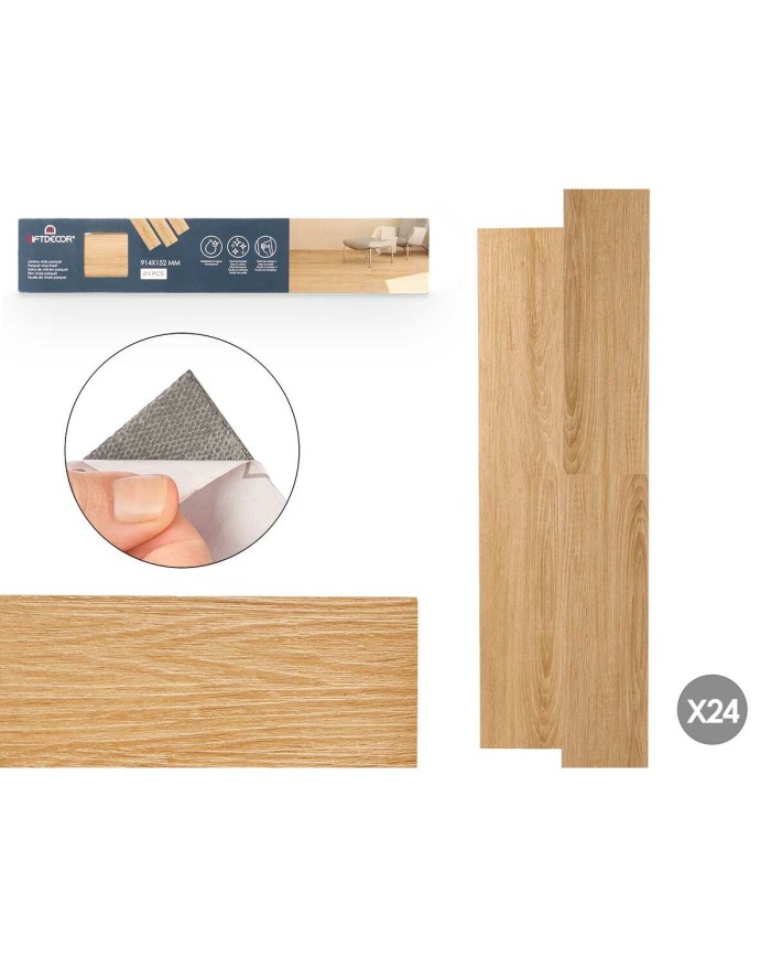 Vinile Parquet Beige 24 Unità Vinile Parquet Beige 24 Unità