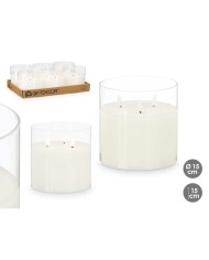 Candela LED Z23688 Bianco Trasparente 15 x 15 x 15 cm (AA) (6 Unità)