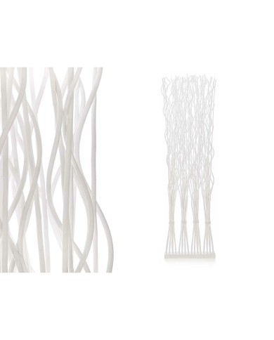 Paravento MJ84091-B Bianco Legno di salice 50 x 182 x 13 cm 4 Corpetti Paravento MJ84091-B Bianco Legno di salice 50 x 182 x 13 cm 4 Corpetti