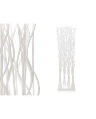 Paravento MJ84091-B Bianco Legno di salice 50 x 182 x 13 cm 4 Corpetti Paravento MJ84091-B Bianco Legno di salice 50 x 182 x 13 cm 4 Corpetti