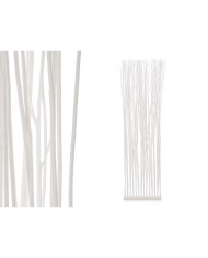 Paravento Varas Bianco Legno di salice 50 x 185 x 12 cm