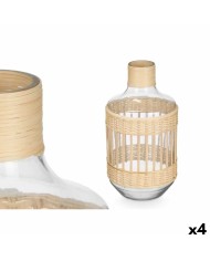 Brocca decorativa SG-30553 Trasparente Naturale 18 x 34 x 18 cm (4 Unità) Brocca decorativa SG-30553 Trasparente Naturale 18 x 34 x 18 cm (4 Unità)