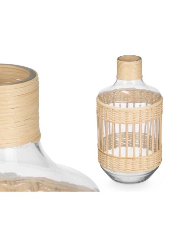 Brocca decorativa SG-30553 Trasparente Naturale 18 x 34 x 18 cm (4 Unità)