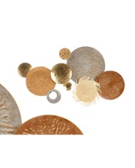 Decorazione da Parete 23SMA0041 Marrone Grigio Metallo Carta Fibra naturale 90,2 x 5,7 x 47 cm (2 Unità) Decorazione da Parete 23SMA0041 Marrone Grigio Metallo Carta Fibra naturale 90,2 x 5,7 x 47 cm (2 Unità)