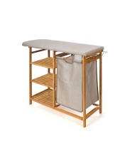 Asse da Stiro Kipit 1443FL BAMBOO.2 Grigio Stoffa Bambù