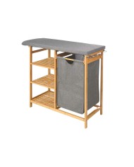 Asse da Stiro Kipit 1443FL BAMBOO.2 Grigio Stoffa Bambù