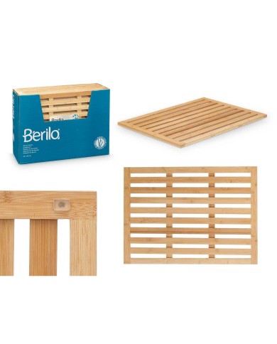 Tappeto da bagno Berilo BM632-6245 Naturale Bambù 62 x 2 x 45 cm (12 Unità) Tappeto da bagno Berilo BM632-6245 Naturale Bambù 62 x 2 x 45 cm (12 Unità)