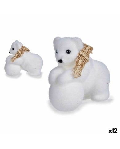 Decorazione Natalizia Krist+ K19121228 Bianco 8 x 11 x 14 cm (12 Unità)