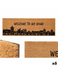 Zerbino My home Naturale PVC Fibra di cocco 120 x 1 x 40 cm (6 Unità) Zerbino My home Naturale PVC Fibra di cocco 120 x 1 x 40 cm (6 Unità)