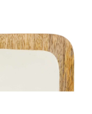 Vassoio con Scompartimenti MALI941 W Bianco 46 x 3 x 17 cm (6 Unità)