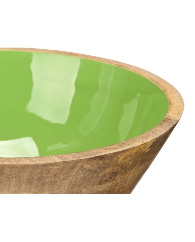 Ciotola MALI-701 G Verde Smalto Legno di mango 24,3 x 10,5 x 24,3 cm (6 Unità) Ciotola MALI-701 G Verde Smalto Legno di mango 24,3 x 10,5 x 24,3 cm (6 Unità)