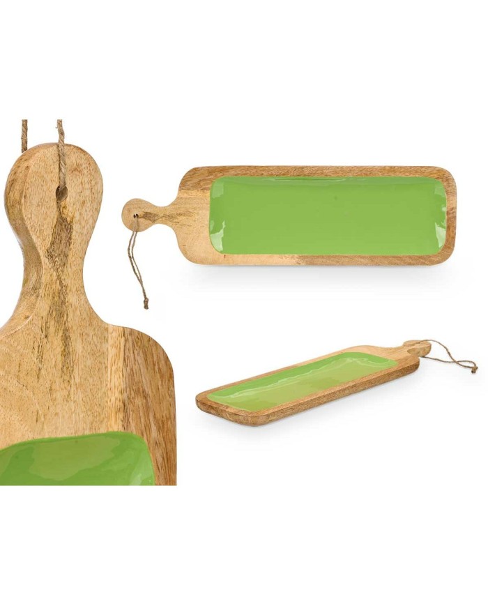 Vassoio per aperitivi MALI-798 G Verde 50,7 x 3 x 14 cm (6 Unità) Vassoio per aperitivi MALI-798 G Verde 50,7 x 3 x 14 cm (6 Unità)