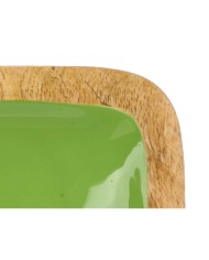 Vassoio con Scompartimenti MALI-991 G Verde 31 x 3 x 3 cm (6 Unità)