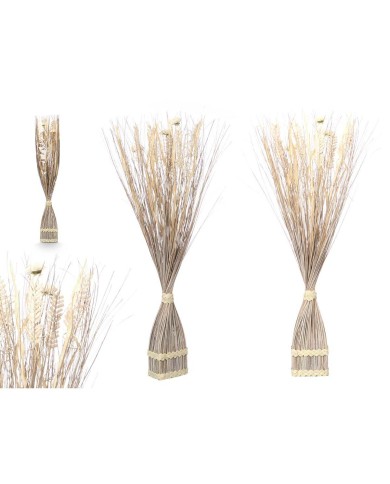 Fiore Decorativo DD115008 Bianco 14 x 100 x 10 cm 8 x 100 x 18 cm (4 Unità)