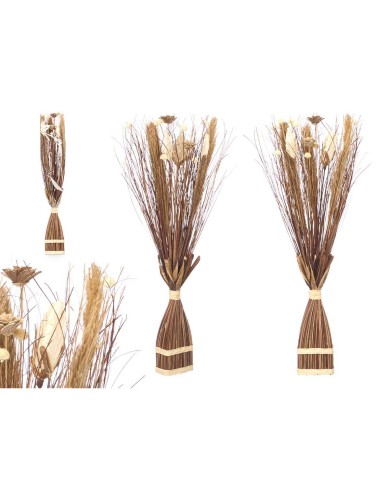 Fiore Decorativo DD115006 Marrone 14 x 100 x 10 cm 8 x 100 x 18 cm (4 Unità)