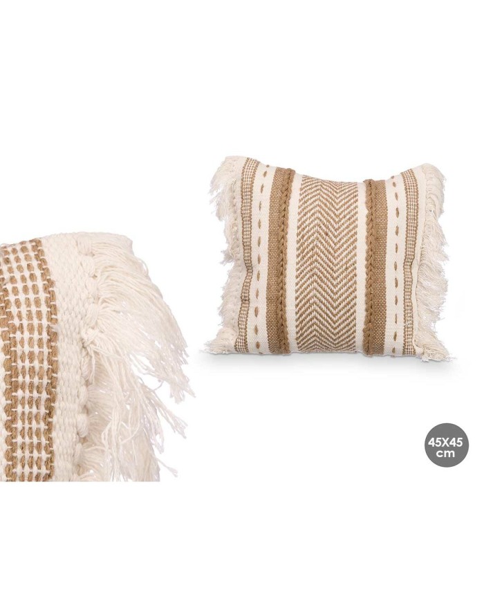 Cuscino SH-CS-22-058 Marrone Naturale 45 x 16 x 45 cm (6 Unità) Cuscino SH-CS-22-058 Marrone Naturale 45 x 16 x 45 cm (6 Unità)