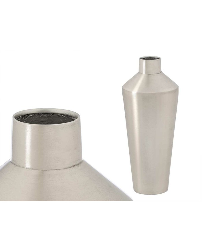 Vaso 10219-LS Argentato Ferro 20 x 67 x 20 cm Vaso 10219-LS Argentato Ferro 20 x 67 x 20 cm