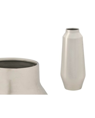 Vaso 10216-LS Argentato Ferro 20 x 67 x 20 cm Vaso 10216-LS Argentato Ferro 20 x 67 x 20 cm